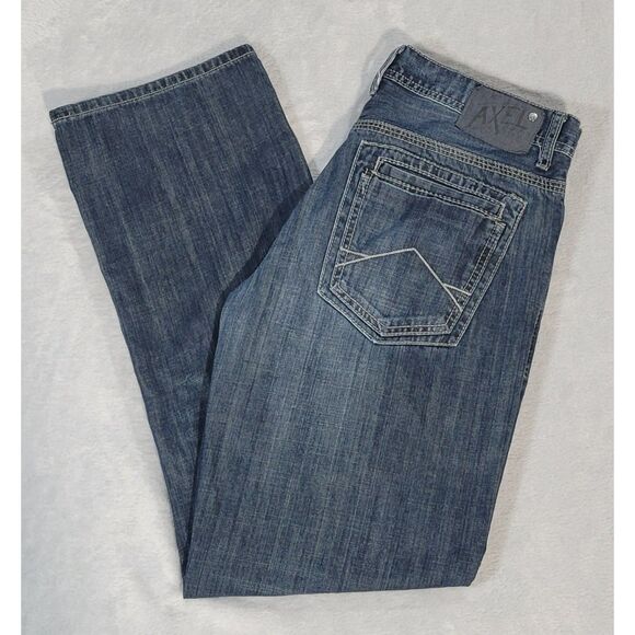 T K Axel Blue‎ Jeans Mens W32 x L32 (Tagged) L31 (Measured) - Picture 1 of 10